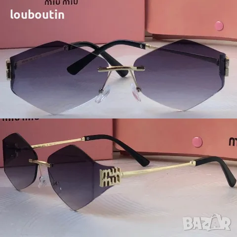 Miu 2024 дамски слънчеви очила осмоъгълник ромб 4 цвята, снимка 4 - Слънчеви и диоптрични очила - 48002083