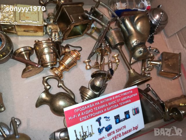 GOLD-златинки-миниатюри-30бр-made in France 🇫🇷 ANTIQUE-фигурки 0212212319, снимка 3 - Антикварни и старинни предмети - 35010313