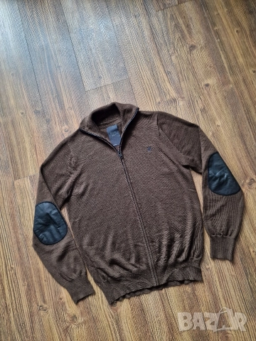 Страхотна мъжка жилетка G STAR RAW, 100% високо качествена вълна , размер L, снимка 2 - Пуловери - 52886741