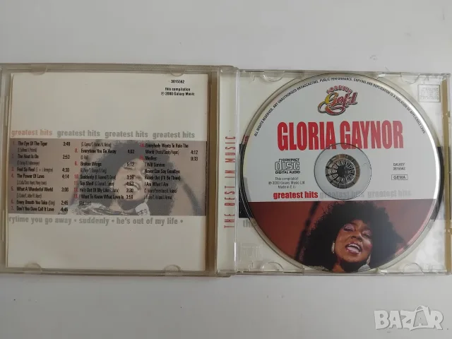 Gloria Gaynor ‎– Greatest Hits - оригинален диск музика, снимка 2 - CD дискове - 56121422