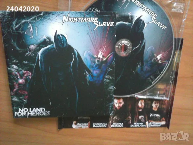 Nightmare Slave – No Land For Heroes оригинален Death Metal CD