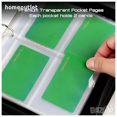 ПРОМОЦИЯ Класьор за колекционерски карти JOYHOOD CARD BINDER PTCG4, снимка 4 - Ученически пособия, канцеларски материали - 49795320