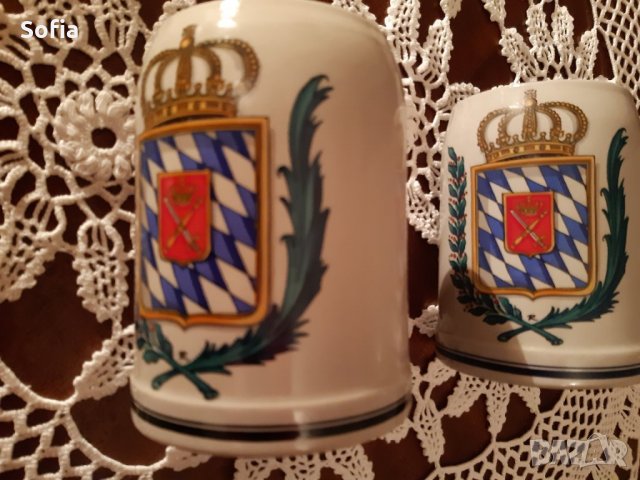 Подарък-Колекция ХАЛБИ Порцелан/Подарък/ Немски керамични нови корона от 80те, снимка 2 - Колекции - 32145229
