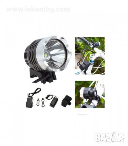 2 В 1 ФАР ЗА ВЕЛОСИПЕД И ЧЕЛНИК XM-L Т6 1200 ЛУМЕНА - код 1869, снимка 5 - Аксесоари за велосипеди - 33977216