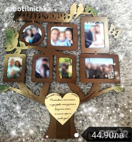 Семейно дърво със снимки