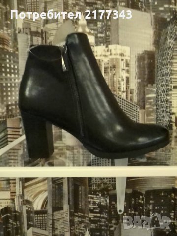 Черни Дамски Зимни Боти на Ток Обувки Артикул №042, снимка 2 - Дамски боти - 30869303