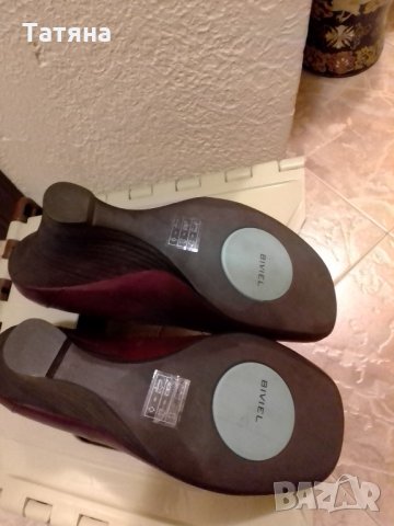 Елегантни дамски кожени обувки, снимка 4 - Дамски елегантни обувки - 34415024