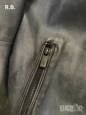 Massimo Dutti Естествена кожа кожено яке, L размер, снимка 4 - Якета - 47726020