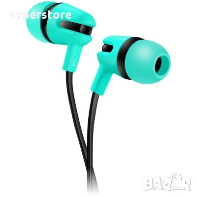 Слушалки с микрофон CANYON CNS-CEP4G Зелени тапи за уши, In-Ear Stereo Earphones