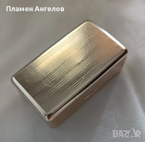 Ретро класическа самобръсначка Soluna в оригинална алуминиева кутия-Соц- епоха. , снимка 8 - Колекции - 55744714