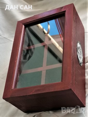 кутия дърво за експозиция съхранение на чай, колекция, снимка 6 - Декорация за дома - 31318855