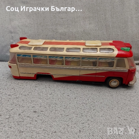Стара Соц Играчка Ламаринен Автобус , снимка 6 - Колекции - 52927525