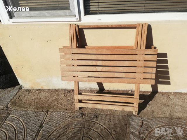 Сгъваема маса от парен бук., снимка 3 - Градински мебели, декорация  - 31681198