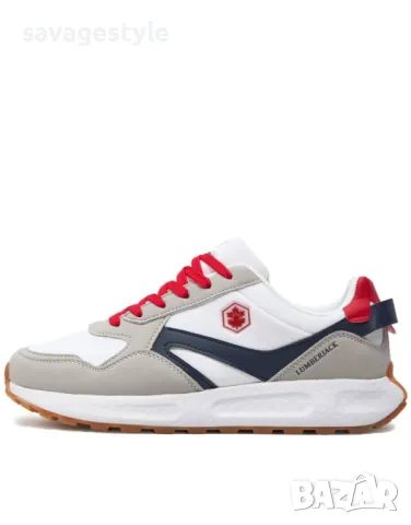 Мъжки маратонки LUMBERJACK Tania Shoes White/Navy/Red, снимка 1 - Маратонки - 49205364