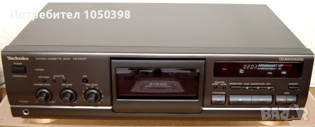 Идеален дек Technics RS-BX601- Три глави и три мотора -Японска машина