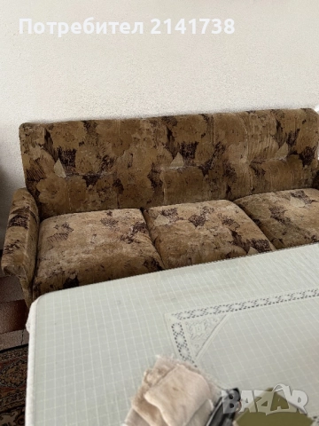 Малка холна гарнитура, снимка 3 - Дивани и мека мебел - 52926218