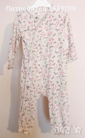 Бебешки ромпъри H&M, George, момиче 6-12м , снимка 4 - Бебешки гащеризони - 48293618