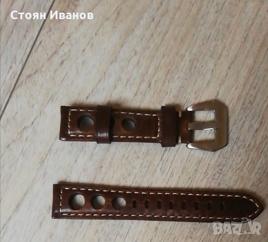 Кожена кайшка 20 мм, снимка 3 - Друга електроника - 31411790