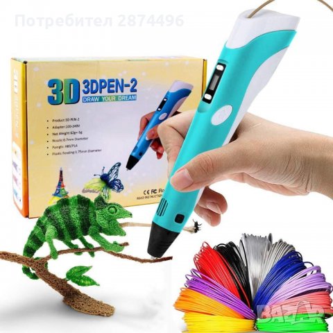 3087  уникална 3D писалка , снимка 4 - Други стоки за дома - 36735291