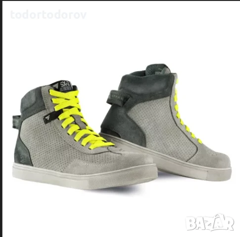 Мъжки мото обувки кецове маратонки за мотор SHIMA SX-2 GRAY EVO, снимка 6 - Аксесоари и консумативи - 51208771