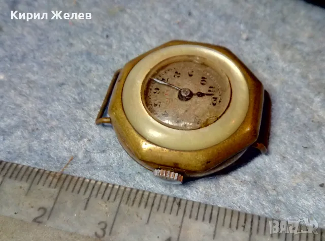 Стар РЯДЪК КОЛЕКЦИОНЕРСКИ РЕТРО Ар ДЕКО МОДЕЛ ШВЕЙЦАРСКИ РЪЧЕН ЧАСОВНИК SWISS MADE 49333