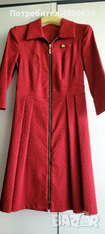 ЧЕРВЕНА РОКЛЯ С ЦИП