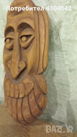 Дърворезба старецът , снимка 2 - Декорация за дома - 52161970