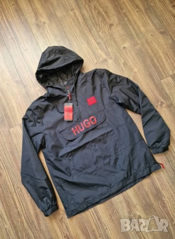 Страхотна мъжка ветровка яке HUGO BOSS размер L XL , снимка 2 - Якета - 51462026