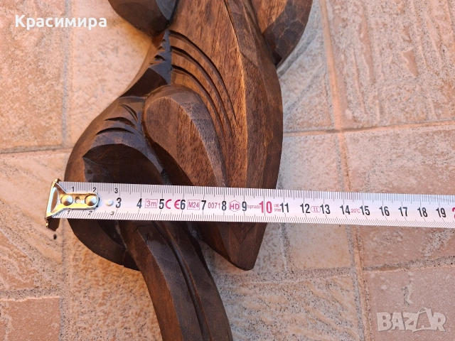 Дървена кукерска маска, снимка 4 - Други - 54238873