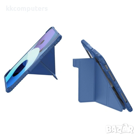 NILLKIN Bumper Leather Case Pro калъф за iPad Pro 11 (2025) / 11 (2024) със слайд капак за камера и , снимка 4 - Калъфи, кейсове - 53188675