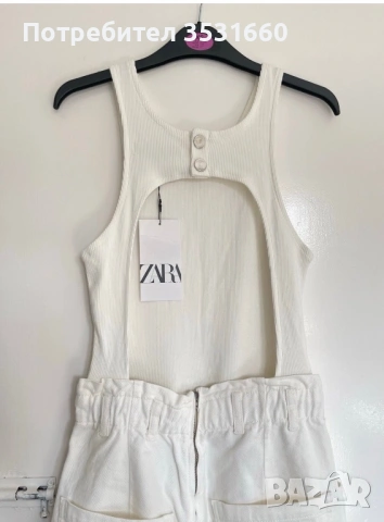 Гащеризон- дънки и потник, снимка 2 - Дънки - 54072697