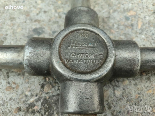 Кръстат ключ за джанти Hazet , снимка 3 - Други инструменти - 51843124