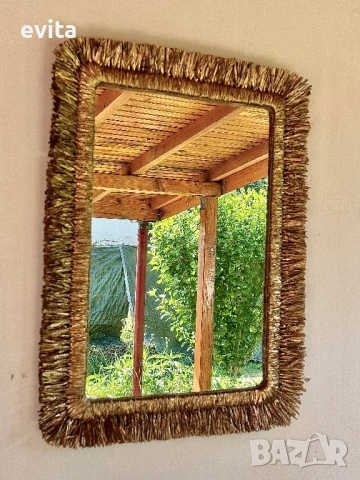 🌿 Casa Decorator – Ръчно изработено бохо огледало за уникален дом, снимка 6 - Огледала - 54085835