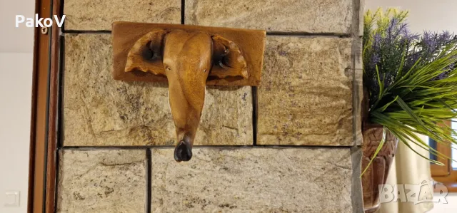 Закачалка за стена "Слонска Глава", снимка 2 - Други - 49763805