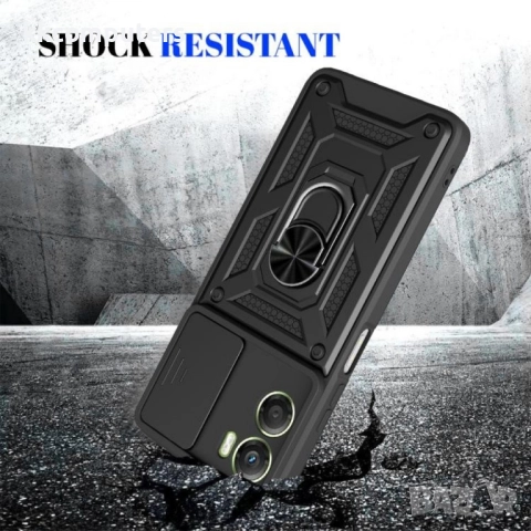 Магнитен калъф Ring Holder за Motorola Moto G06 4G / Moto G06 Power 4G- PC +TPU, Капак за камерата, , снимка 11 - Калъфи, кейсове - 52725903