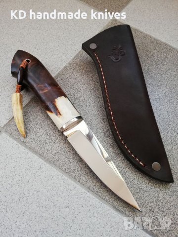 Ръчно изработен ловен нож от марка KD handmade knives ловни ножове, снимка 5 - Ножове - 39523881