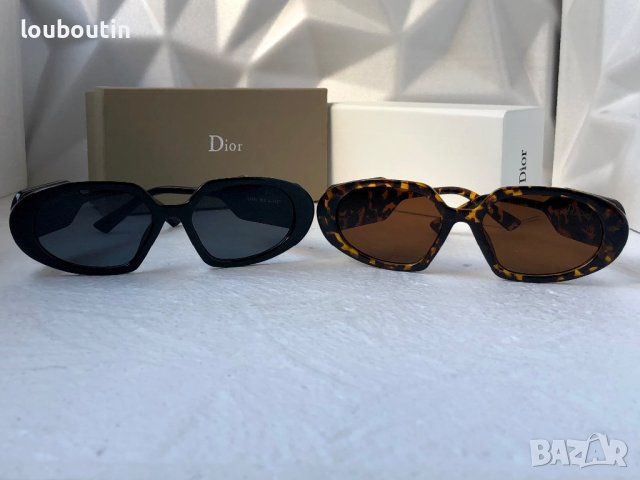 Dior 2023 дамски слънчеви 2 цвята черни кафяви, снимка 13 - Слънчеви и диоптрични очила - 40530506