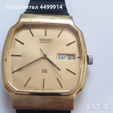 КВАРЦОВ ЧАСОВНИК SEIKO JAPAN 1980-1989 година, снимка 3 - Антикварни и старинни предмети - 50828644