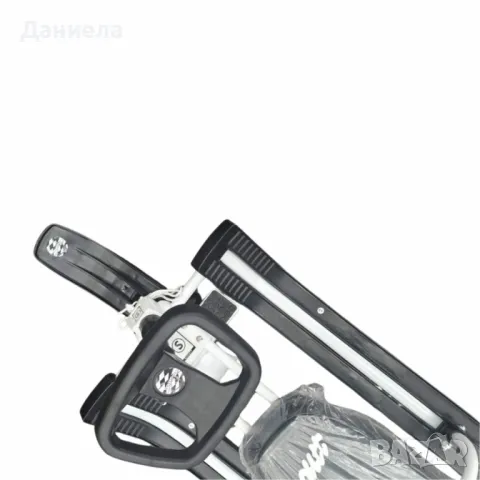 Зимна шейна с кормило, предни и задни ски и метална спирачка Mustang, снимка 3 - Зимни спортове - 48584005