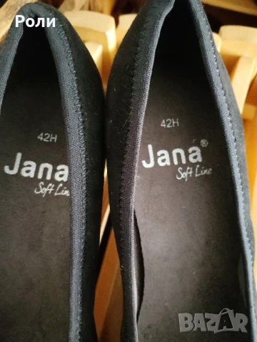Елегантни дамски обувки велур n.42H на JANA, снимка 3 - Дамски елегантни обувки - 51174535