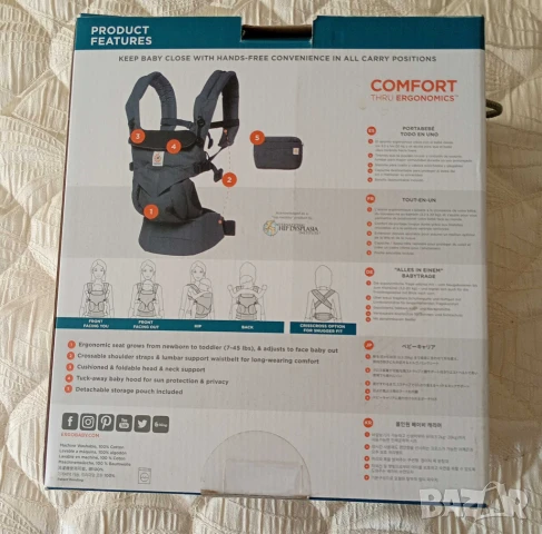 Продавам "кенгуру" Ergobaby omni 360, снимка 2 - Други - 51174975