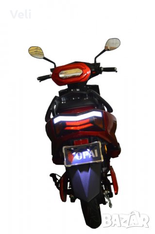 Електрически скутер D3 Rs Line Red 3000w, снимка 3 - Мотоциклети и мототехника - 29237633