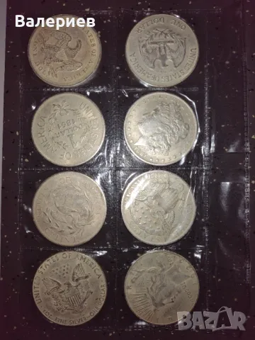 Комплект/Лот посребрени монети САЩ/USA-реплики, снимка 2 - Нумизматика и бонистика - 47287440
