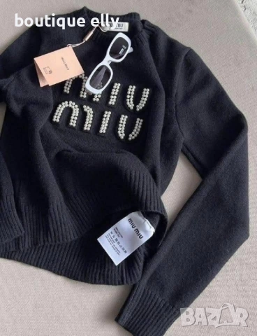 дамска блуза в черно и бяло, снимка 3 - Блузи с дълъг ръкав и пуловери - 51660158