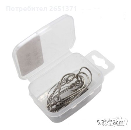 Кука - секретна, 10 броя, размер 1/0 и 2/0, снимка 2 - Такъми - 36822635