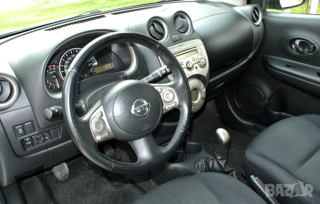 Nissan Micra 1.2i* РЕГИСТРИРАН* КЛИМАТРОНИК* АВТОПИЛОТ* ЕВРО 5, снимка 13 - Автомобили и джипове - 55987319