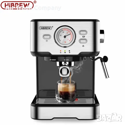 Кафемашина HiBREW H5, 20 бара, резервоар за вода 1.5Л, Нова, снимка 4 - Кафемашини - 50127499