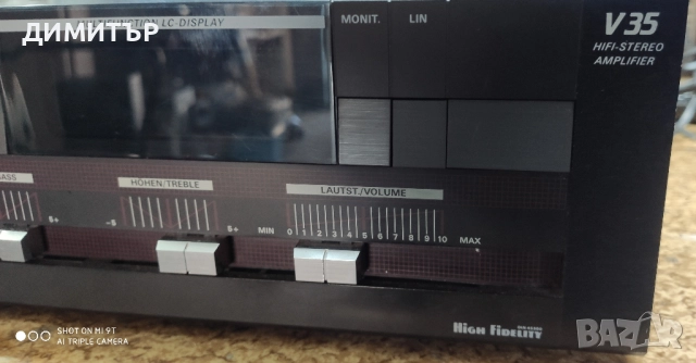 Транзисторен стерео усилвател Grundig V35, снимка 4 - Ресийвъри, усилватели, смесителни пултове - 51537339