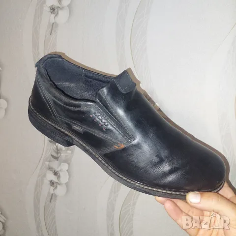 ECCO Turn GTX Slip-On номер 46 водоустойчиви обувки от естествена кожа , снимка 11 - Ежедневни обувки - 47668533