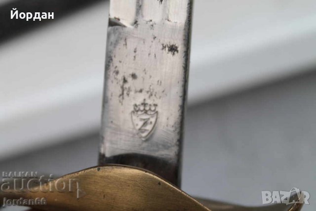 Немска сабя 1886г Вилхелм, снимка 4 - Антикварни и старинни предмети - 38914963